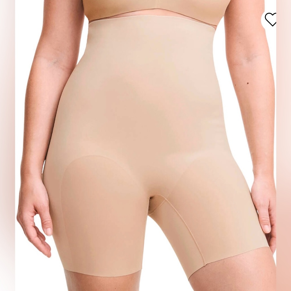 Chantelle Nude Sand Basic Shaping High Waist Mid Thigh Gisdle